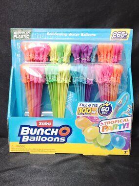 Bunch O Balloons Tropical Party Rapid-Filling Self-Sealing Water Balloons ZURU
